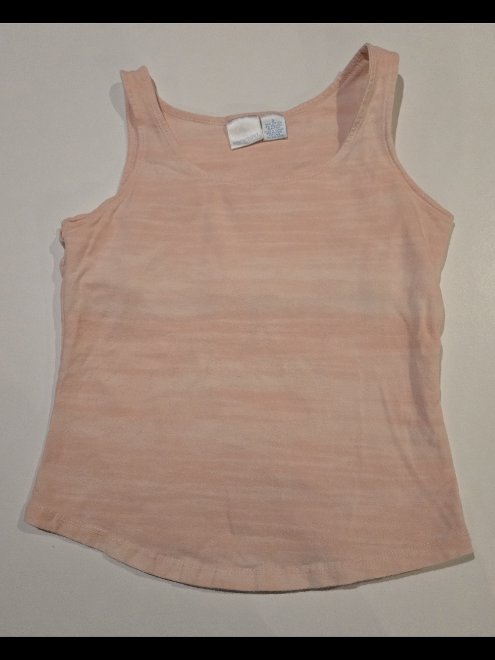 Esprit Peach Scoop Neck Tank Top With Built In Bra